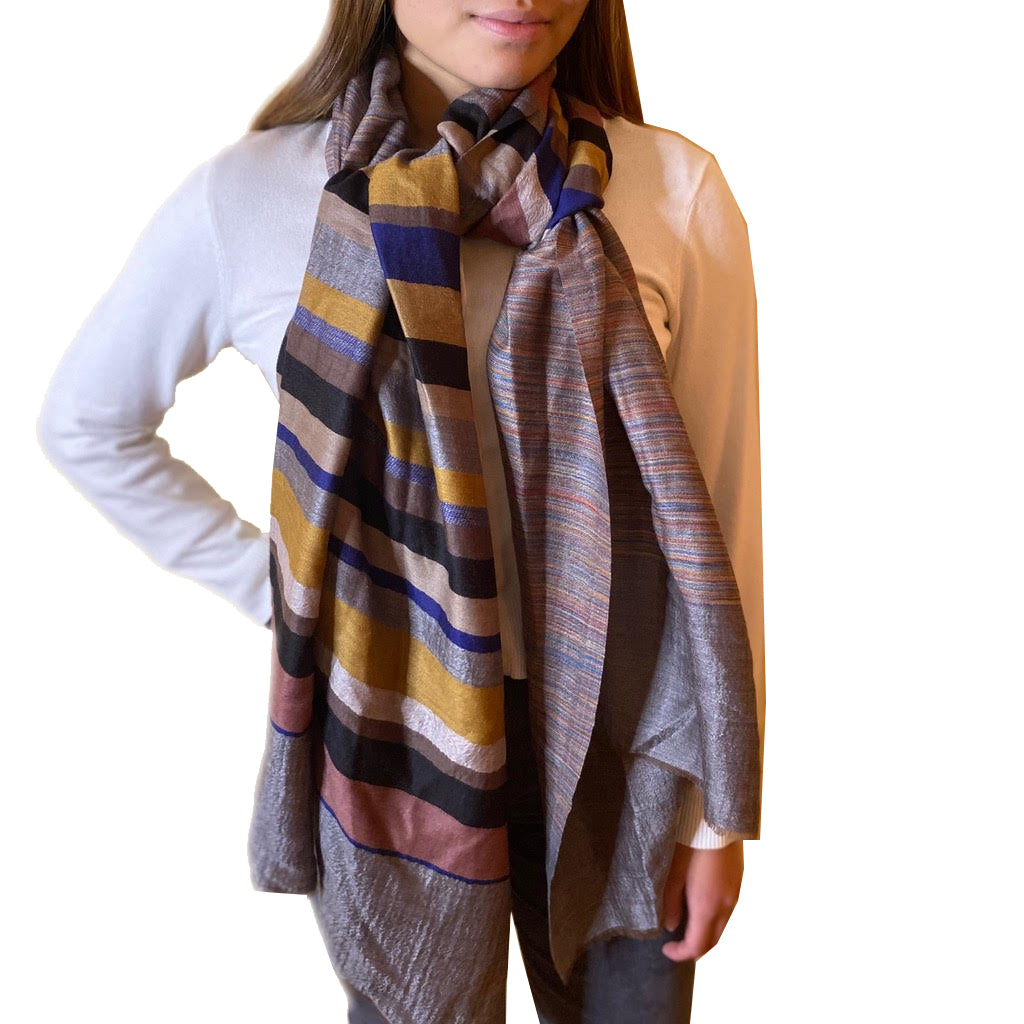 Autumnal Delhi Cashmere/Pashmina Scarf