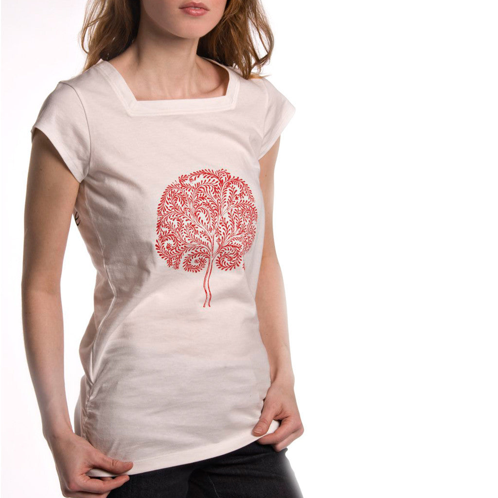 Tree of life - Organic cotton T-Shirt for women - Shubrah